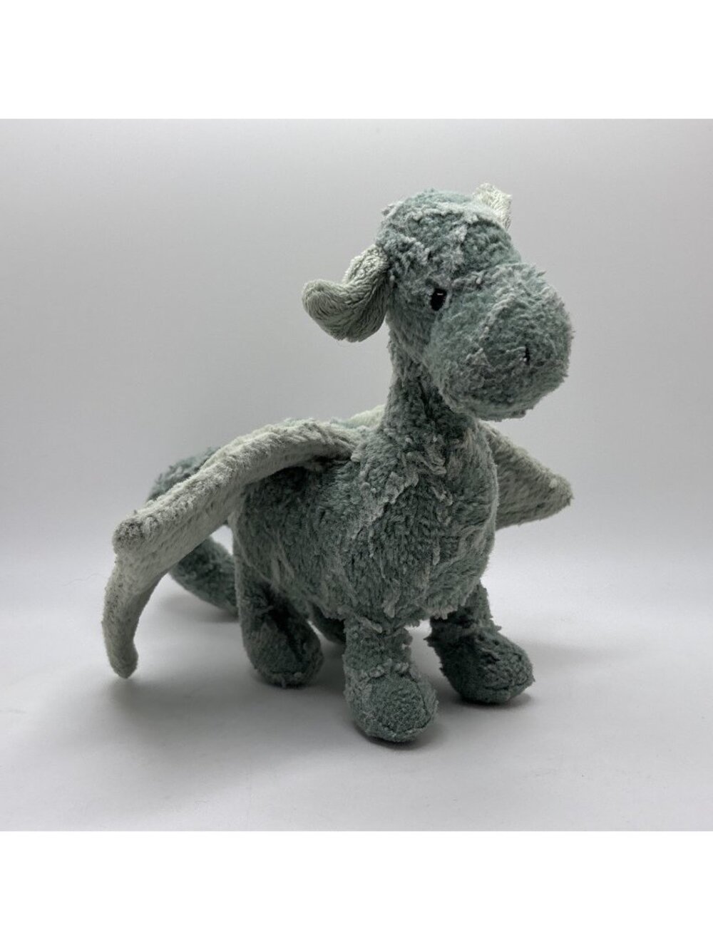 Jellycat Little Drake the Dragon Sage Green Plush Stuffed Animal 7" Tall Retired